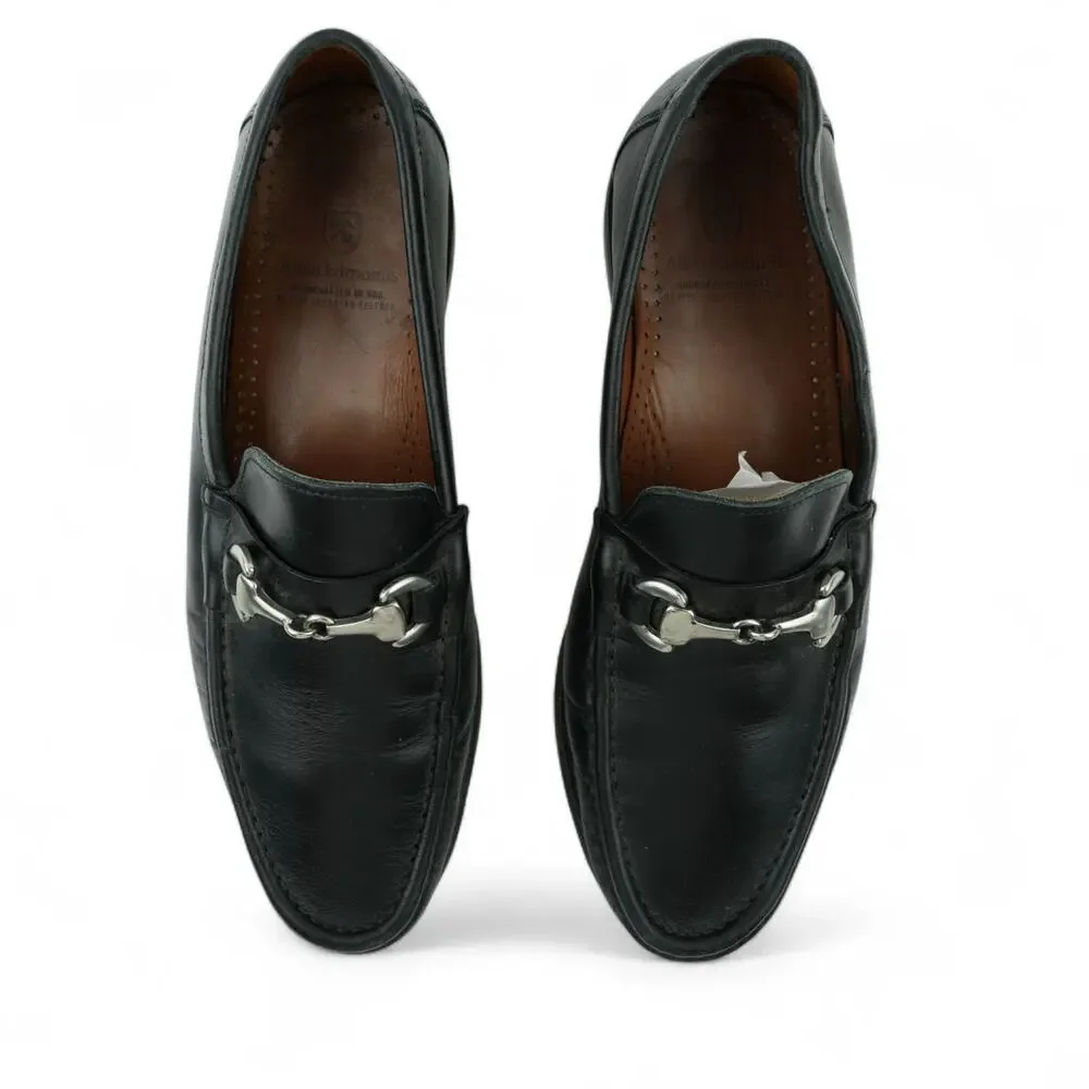 Allen Edmonds Arezzo Italian Dress‎ Loafer Mens 9.5D Black Leather Slip On